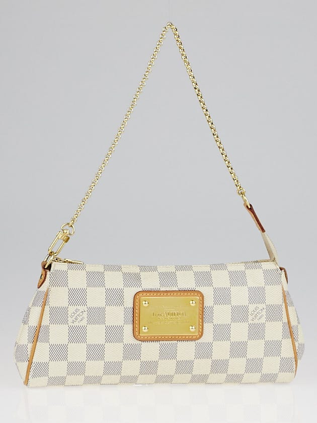Louis Vuitton Damier Azur Canvas Eva Clutch Bag
