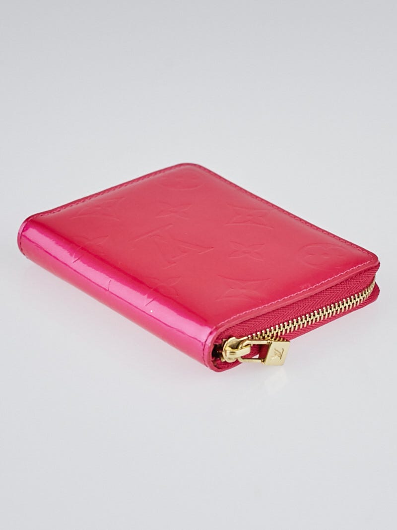 Louis Vuitton Fuchsia Monogram Vernis Zippy Compact Wallet