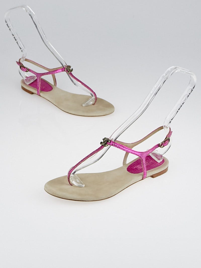 Chanel Patent Calfskin CC Cap Toe Ballet Flats - Size 8.5 / 38.5 (SHF- –  LuxeDH