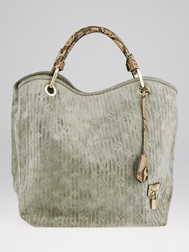 Louis Vuitton Monogram Embossed Suede Bag