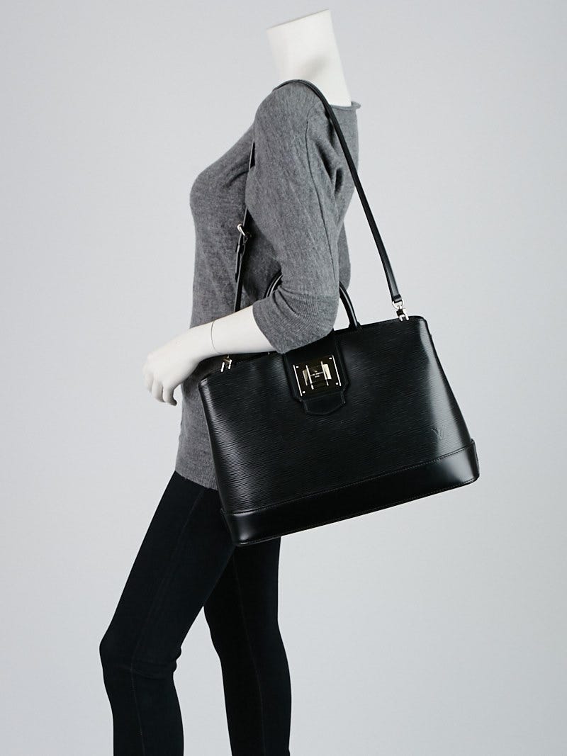 Louis Vuitton Black Epi Leather Mirabeau GM Bag - Yoogi's Closet