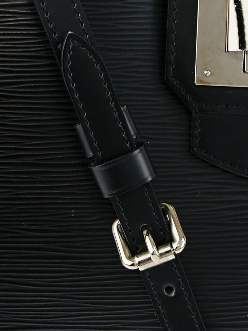 Ubrukt Louis Vuitton Black Epi Leather Mirabeau GM