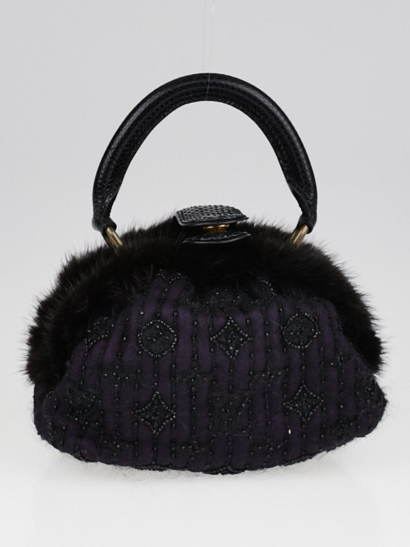 Louis vuitton best sale fur bag