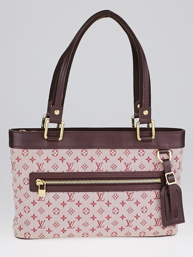 Louis Vuitton Cherry Red Monogram Mini Lin Lucille PM TST Bag