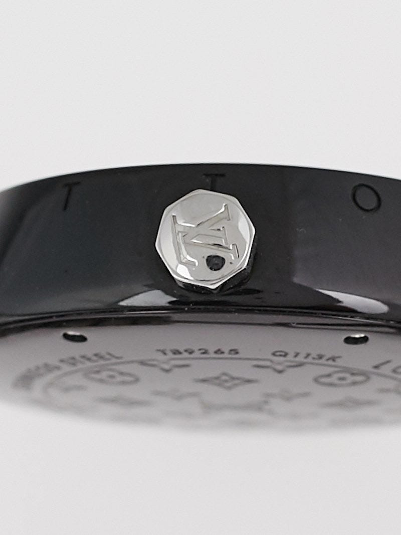 Excellent LV Louis Vuitton Q113K Tambour GMT Automatic Men's Watch SWISS box
