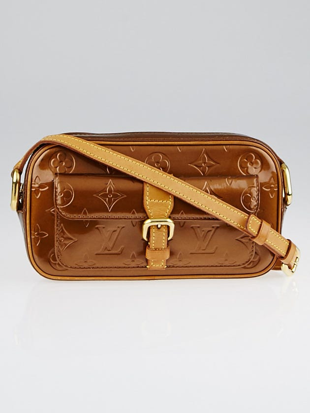 Louis Vuitton Monogram Bronze Monogram Vernis Christie MM Bag