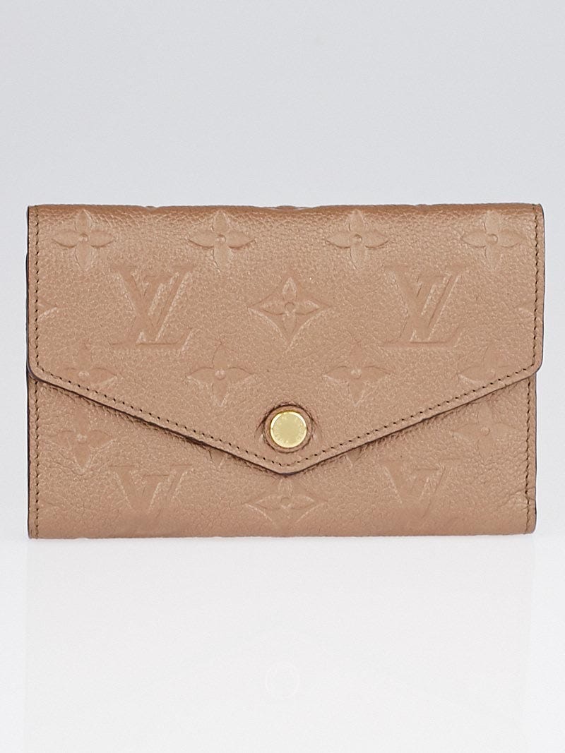 Louis Vuitton Compact Curieuse Wallet in Empreinte Bronze - SOLD