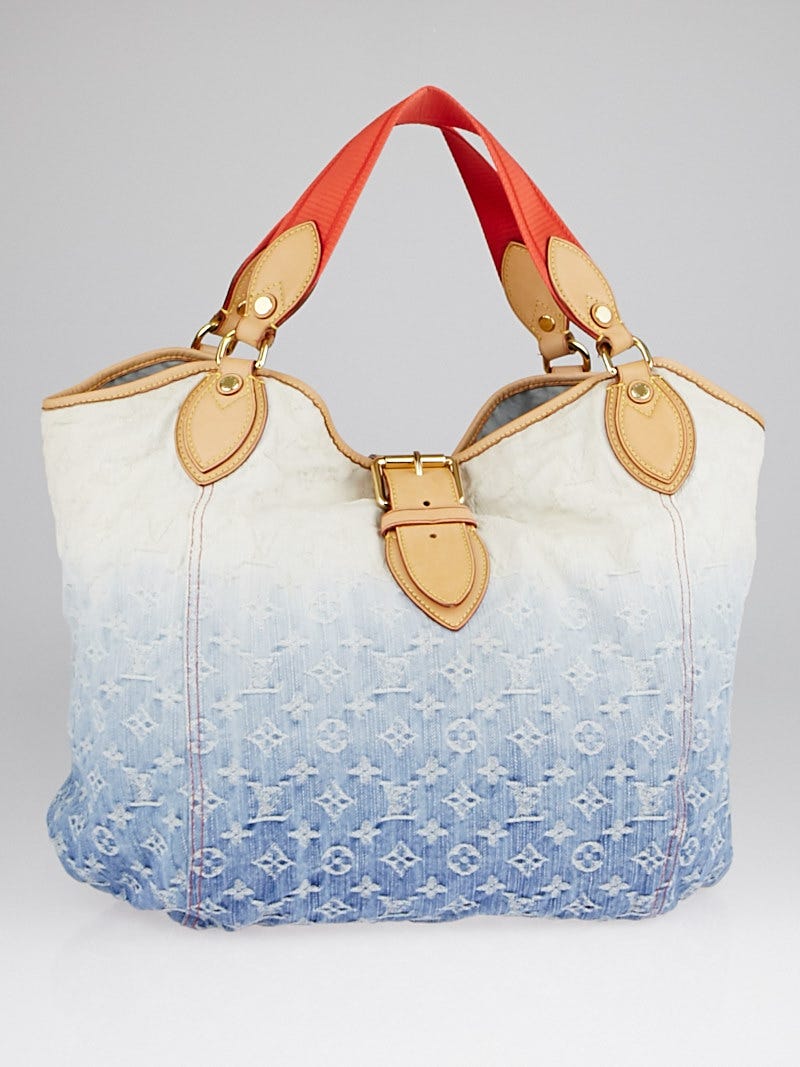 Louis Vuitton Limited Edition Blue Denim Monogram Denim Sunlight Bag -  Yoogi's Closet