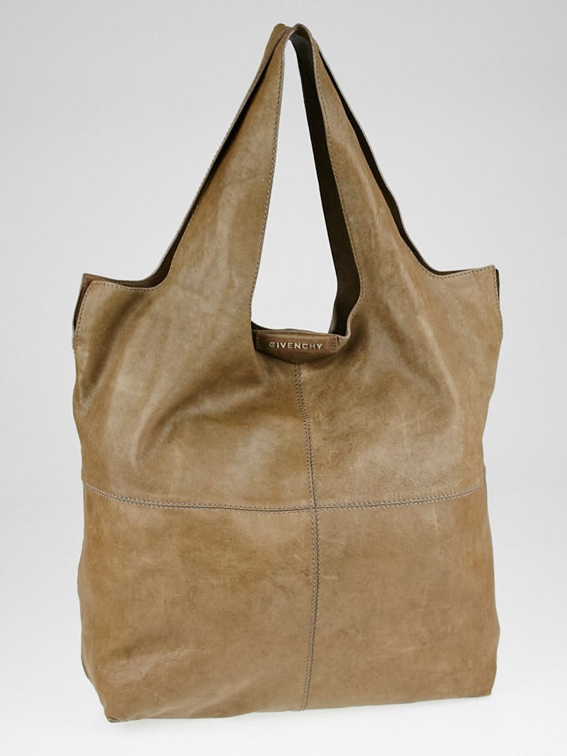 Givenchy Brown Zanzi Lambskin Leather George V Bag Yoogi s Closet