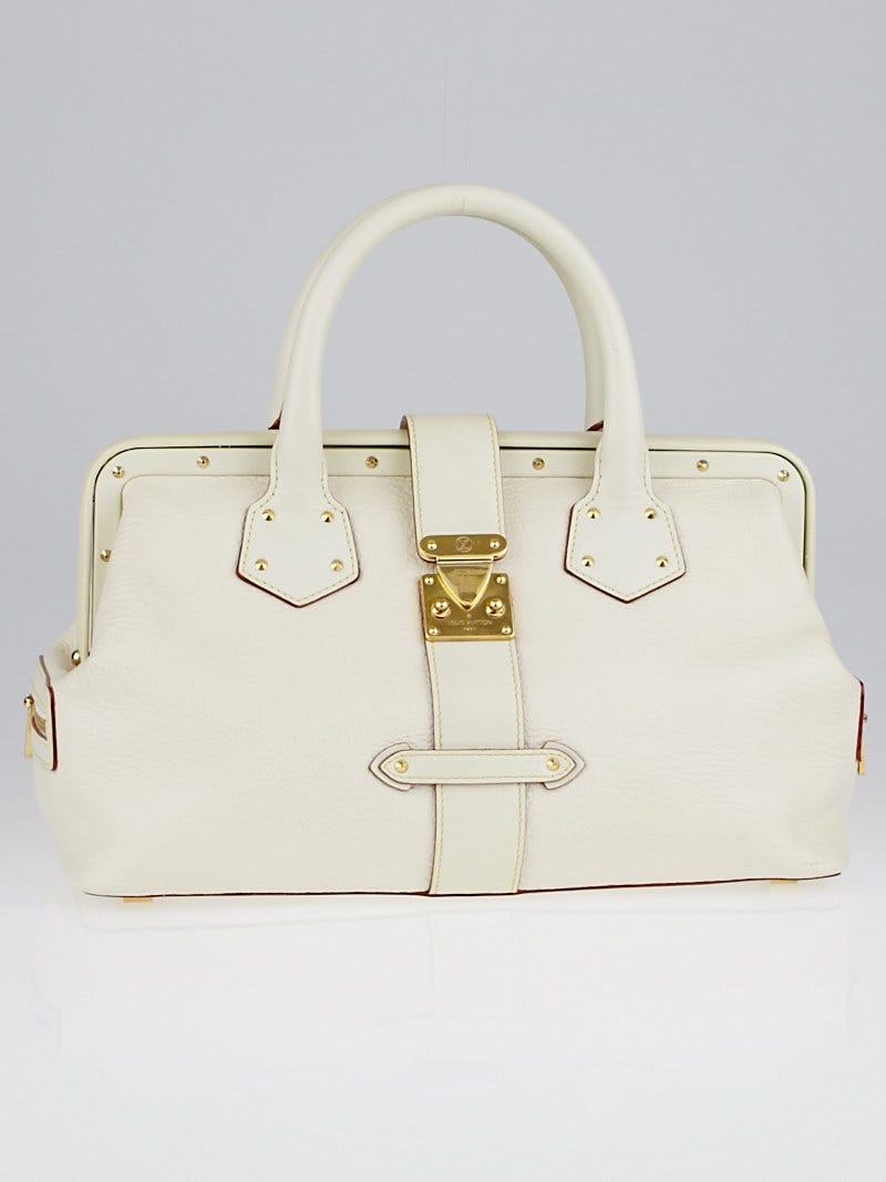 Authentic Louis Vuitton L'ingenieux PM Suhali Gray Leather Handbag