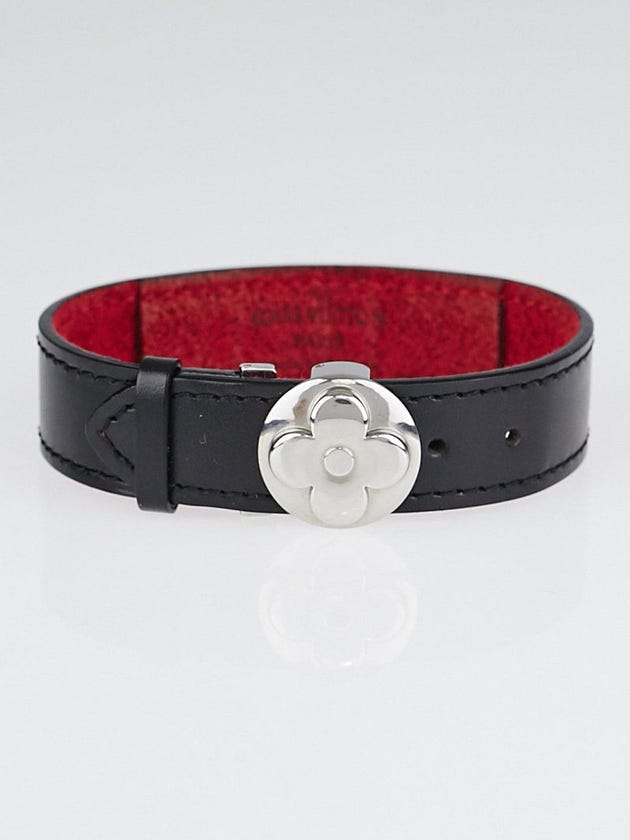 Louis Vuitton Black Monogram Mat Millennium Wish Bracelet 