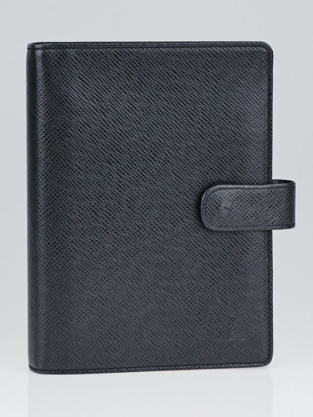 Louis Vuitton Ardoise Taiga Leather Medium Ring Agenda/Notebook Cover