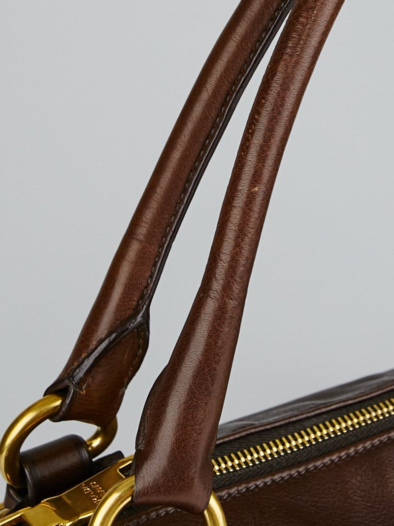 Prada Soft Calf Leather Handbag Brown Pony-style calfskin ref.894781 - Joli  Closet