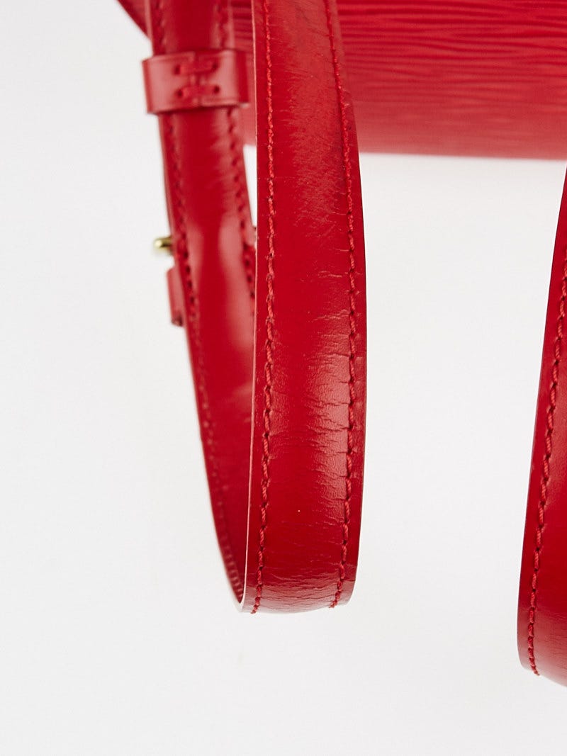 Louis Vuitton Rouge Castilian Epi Leather Petit Noe Bag Louis Vuitton