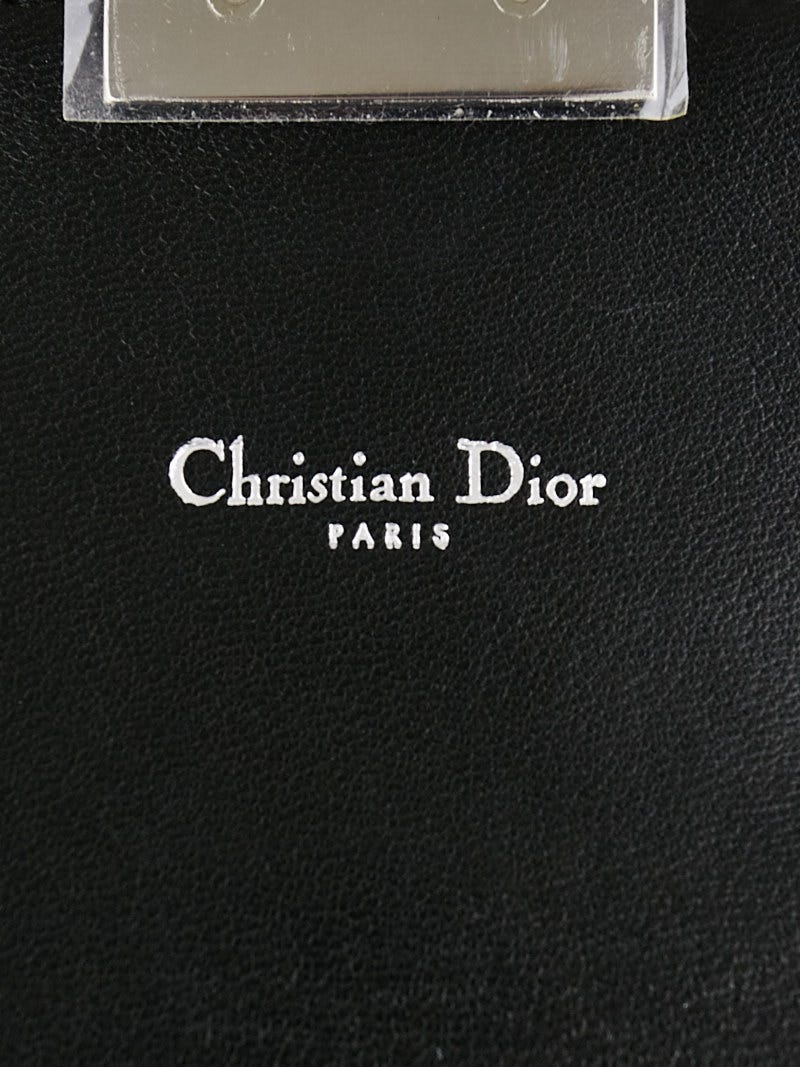 Christian Dior Black Cannage Quilted Lambskin Leather Miss Dior