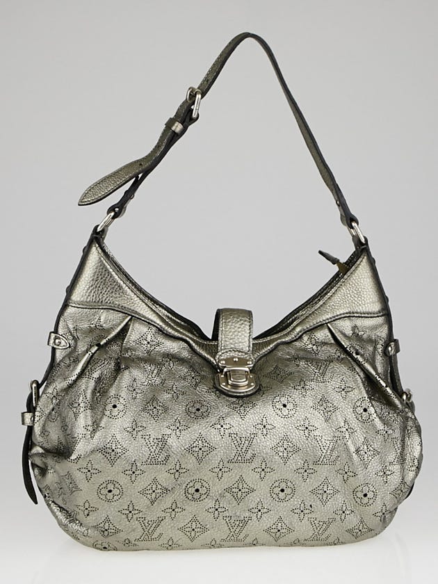 Louis Vuitton Argent Monogram Mahina Leather XS Bag