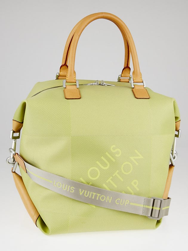 Louis Vuitton Limited Edition LV Cup Jaune Damier Geant America Cube Bag