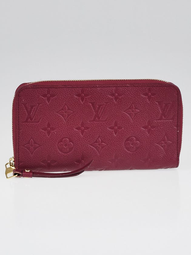 Louis Vuitton Aurore Monogram Empreinte Leather Secret Long Wallet
