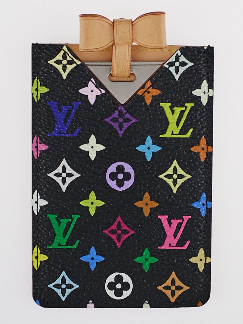 Louis Vuitton Black Monogram Multicolore Etui Miroir Mirror and Case -  Yoogi's Closet