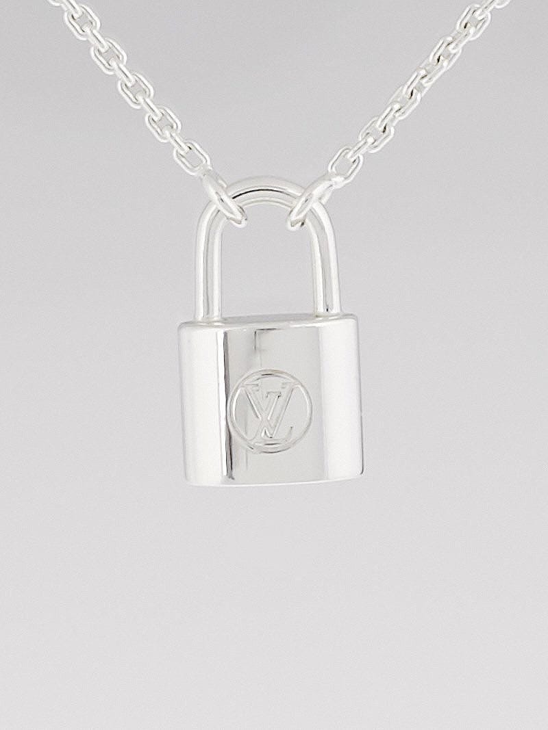 Louis Vuitton // 925 Silver Lockit Pendant Necklace – VSP Consignment