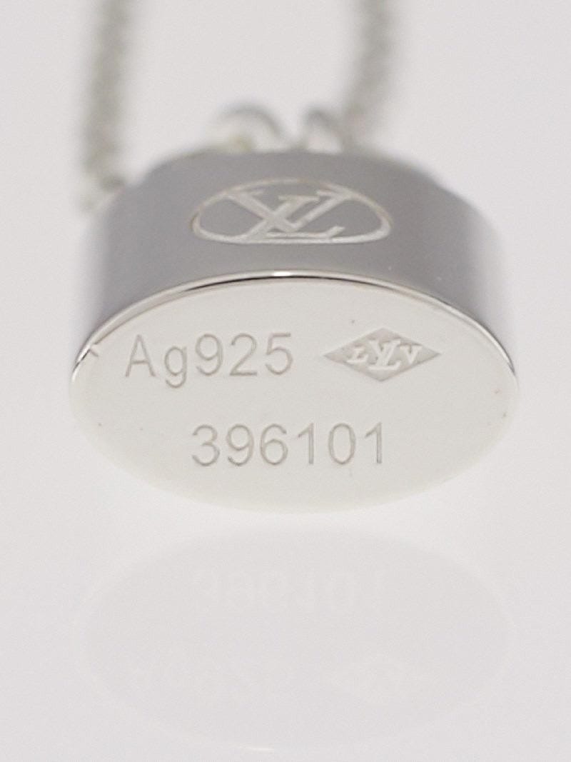 Louis Vuitton Sterling Silver Lockit Promise Necklace - Yoogi's Closet