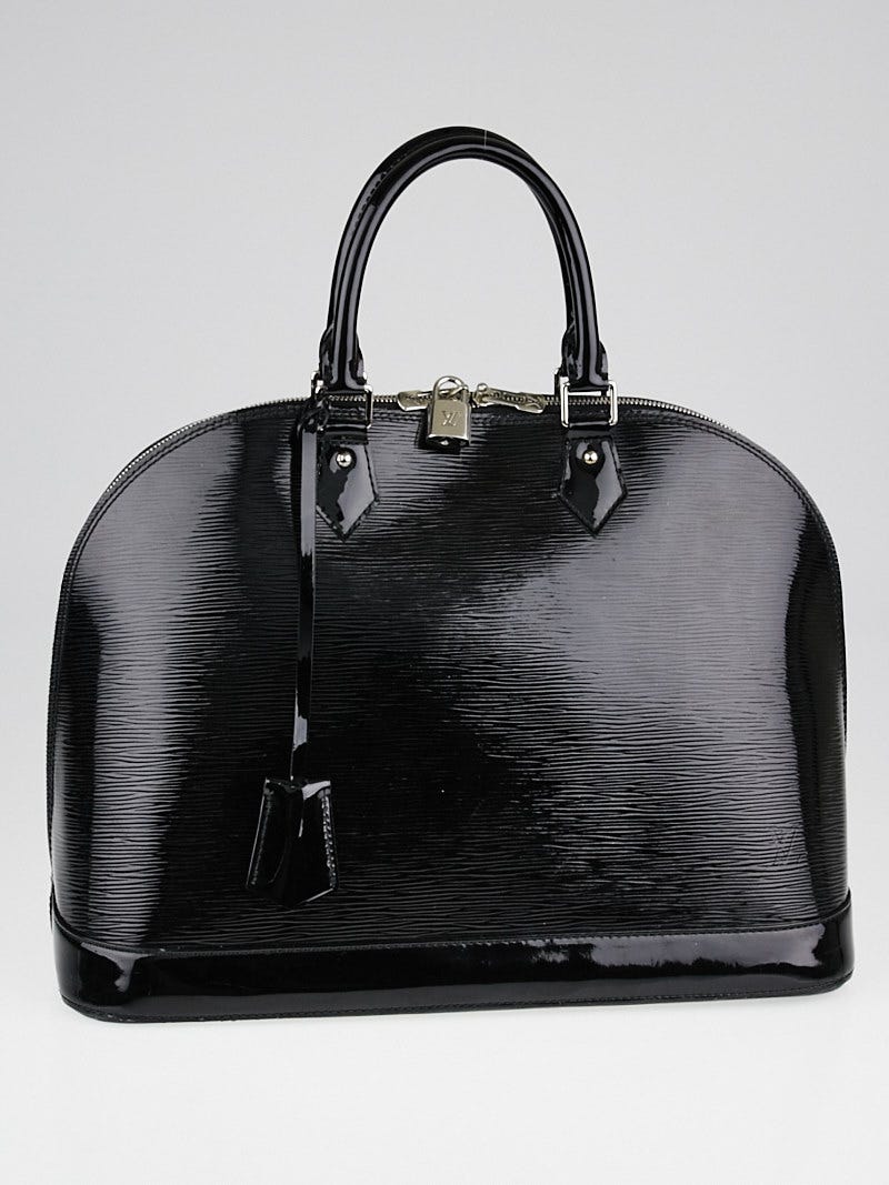 Louis Vuitton Black Electric Epi Leather Alma GM Bag - Yoogi's Closet