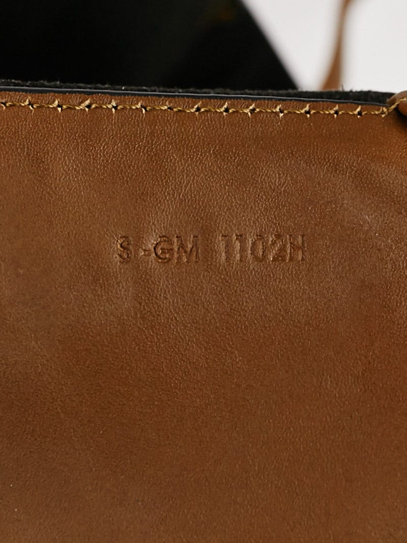 Celine Brown Leather Horizontal Zip Cabas Tote Bag | Yoogi's
