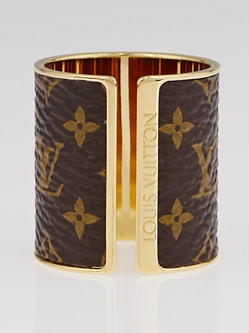 Louis Vuitton Two Tone Nanogram Bracelet Louis Vuitton | The Luxury Closet