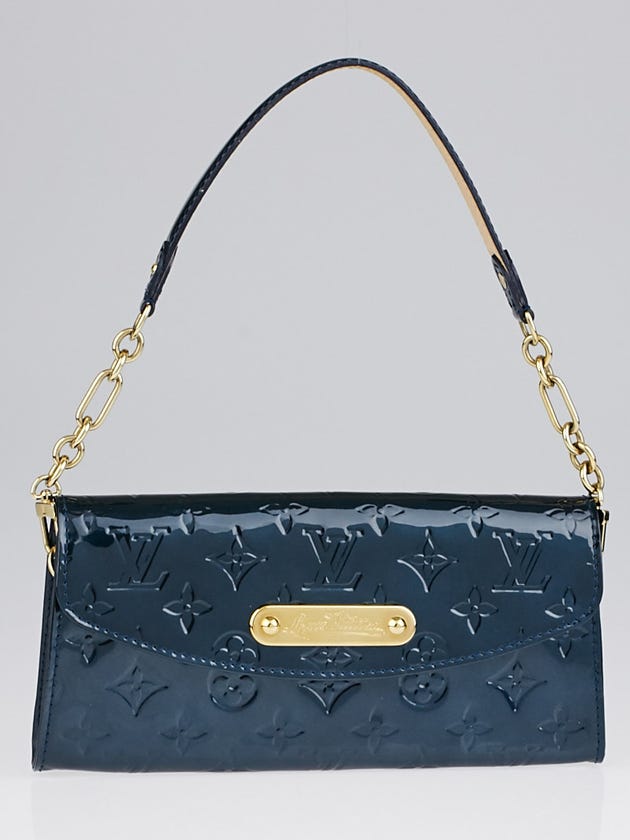 Louis Vuitton Blue Nuit Monogram Vernis Sunset Boulevard Bag