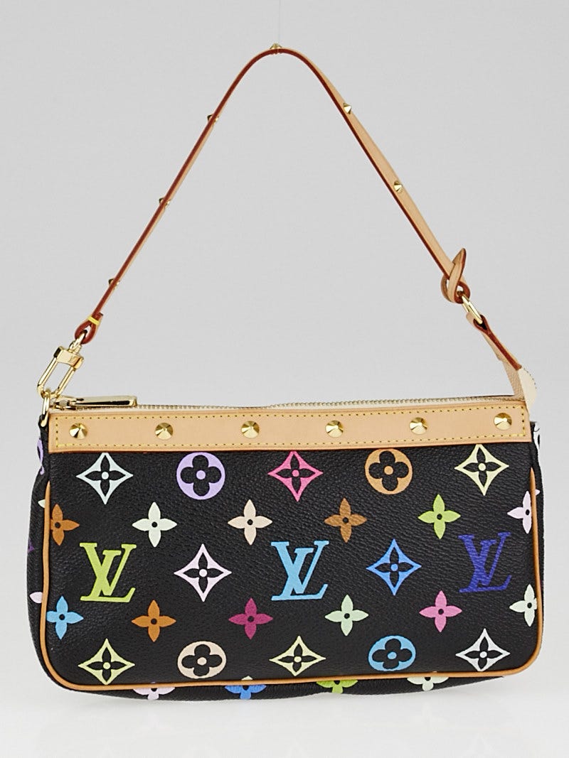 Louis Vuitton x Takashi Murakami 2003 Colored Monogram Pochette Bag