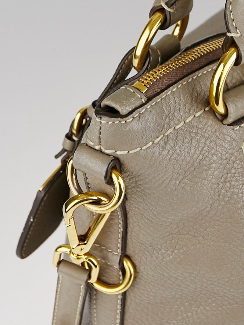 Prada Argilla Vitello Daino Leather Top Handle Bag BR4420