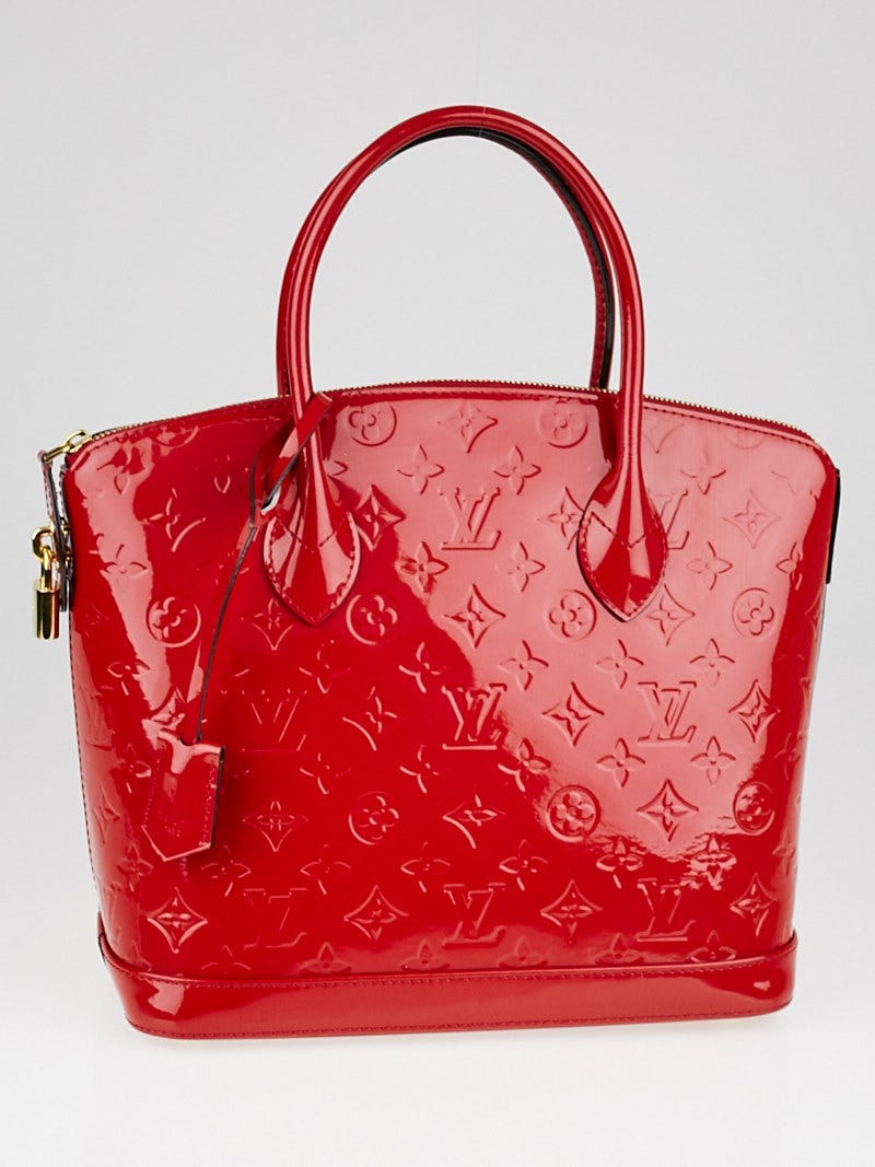 Louis Vuitton Cerise Monogram Vernis Lockit PM Bag - Yoogi's Closet