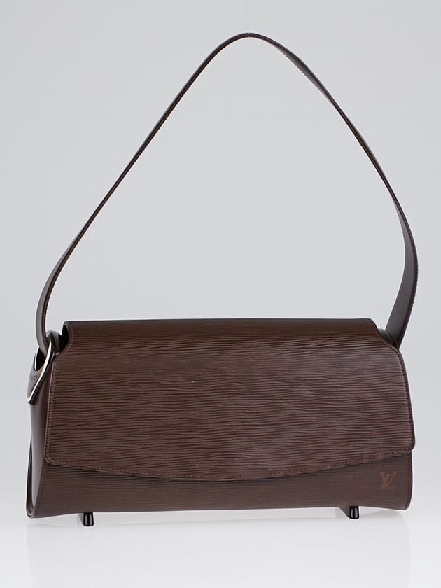 Louis Vuitton Moka Epi Leather Nocturne GM Bag