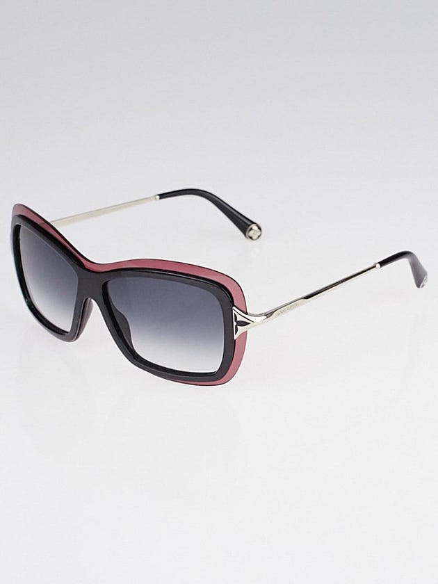 Louis Vuitton Burgundy/Black Gradient Tint Sunglasses Z0324W