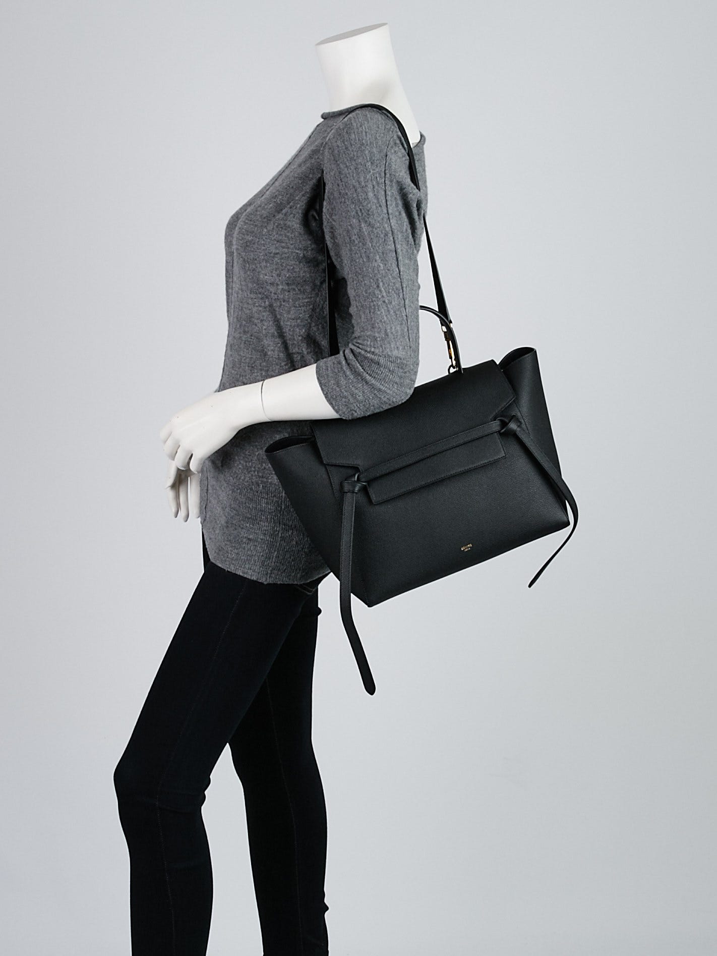 Celine mini sales belt bag black