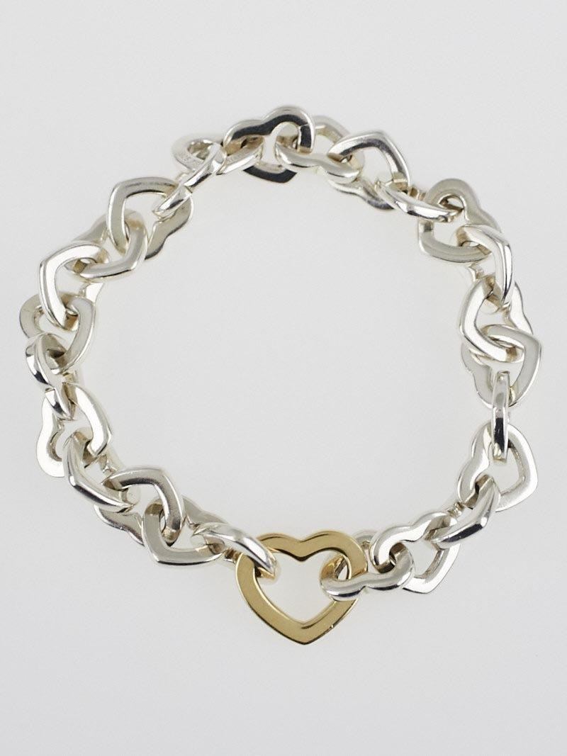 Tiffany heart sale link bracelet