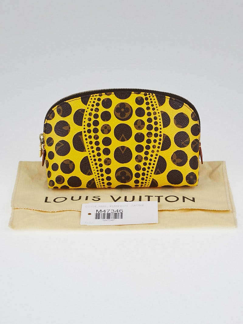 Louis Vuitton Monogram Yayoi Kusama Pumpkin Dots Yellow Zippy Wallet