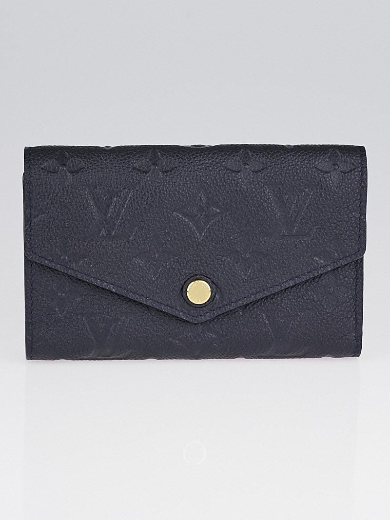 Louis Vuitton Compact Curieuse Wallet Black 