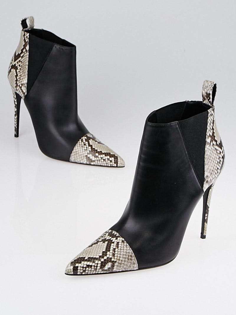 Gucci snake ankle boots hotsell