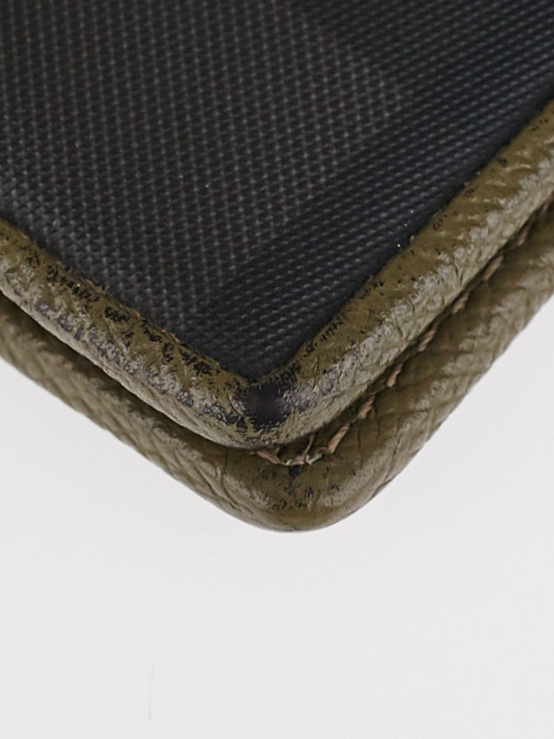 Burberry smoked check wallet new arrivals