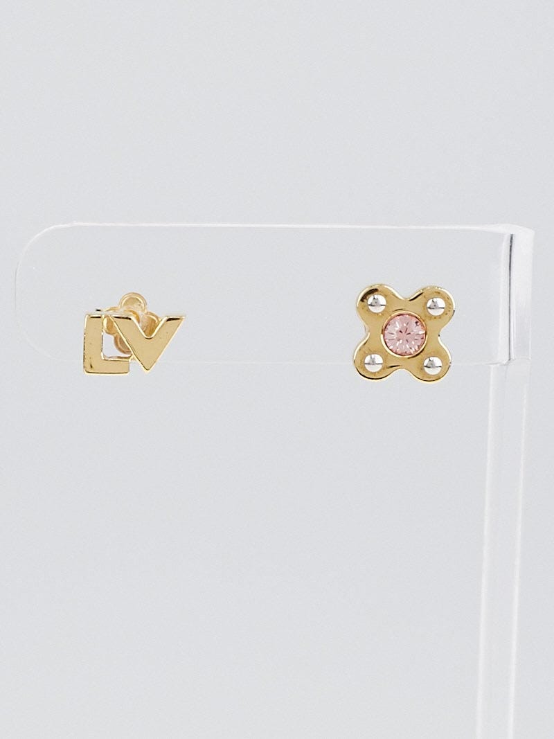 Louis Vuitton Multicolor Love Letter Timeless Earrings Set