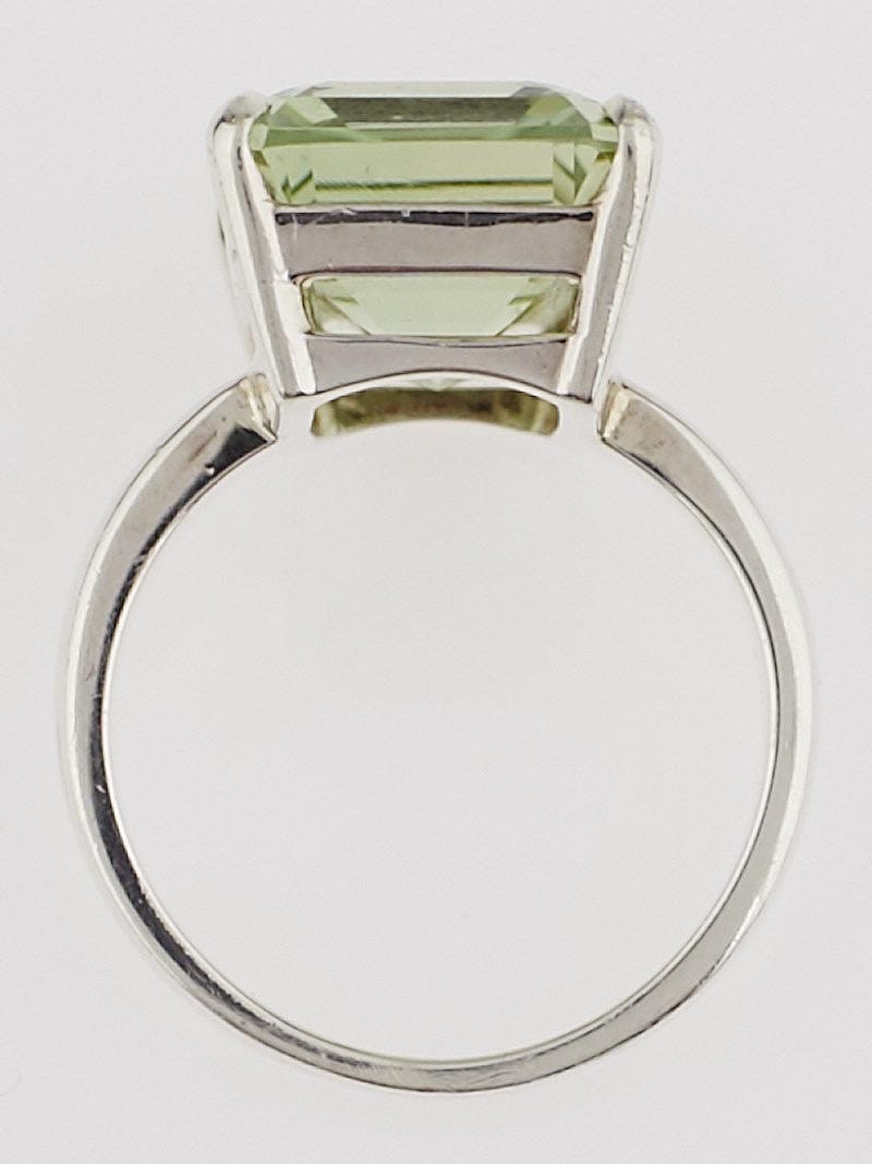 Tiffany Co. Sterling Silver and Prasiolite Sparkers Cocktail