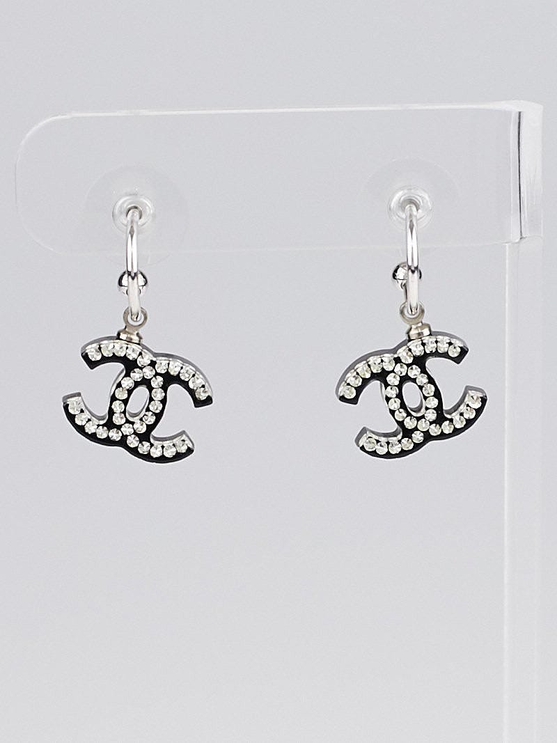 chanel earrings for women cc logo