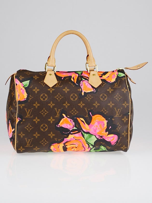 Louis Vuitton Limited Edition Stephen Sprouse Roses Speedy 30 Bag