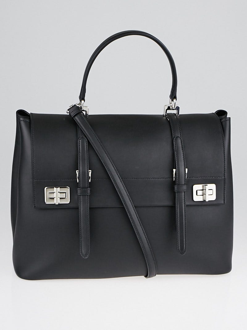 Prada black satchel store