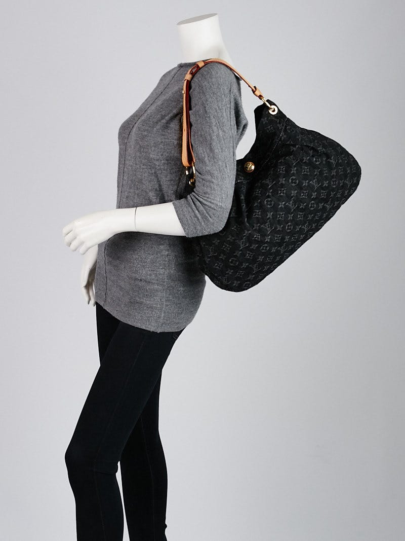 Louis Vuitton Black Denim Monogram Denim Daily PM Bag | Yoogi's Closet