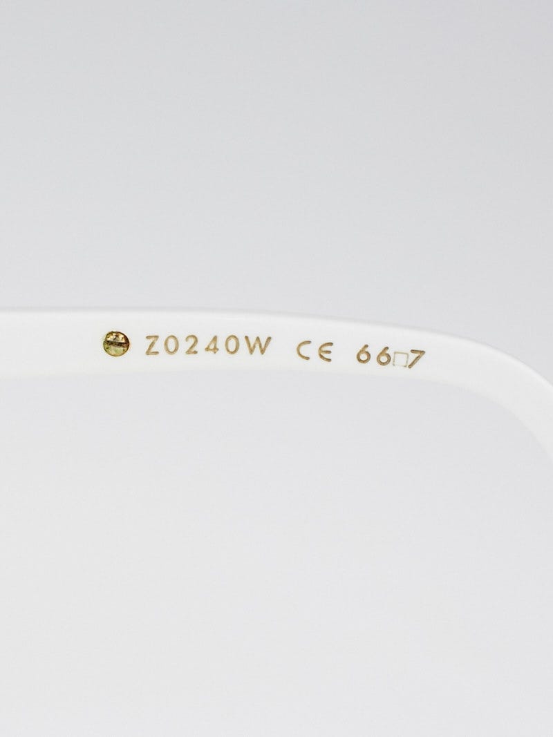 Louis Vuitton White/Black Gradient Z0240W Square Sunglasses Louis Vuitton