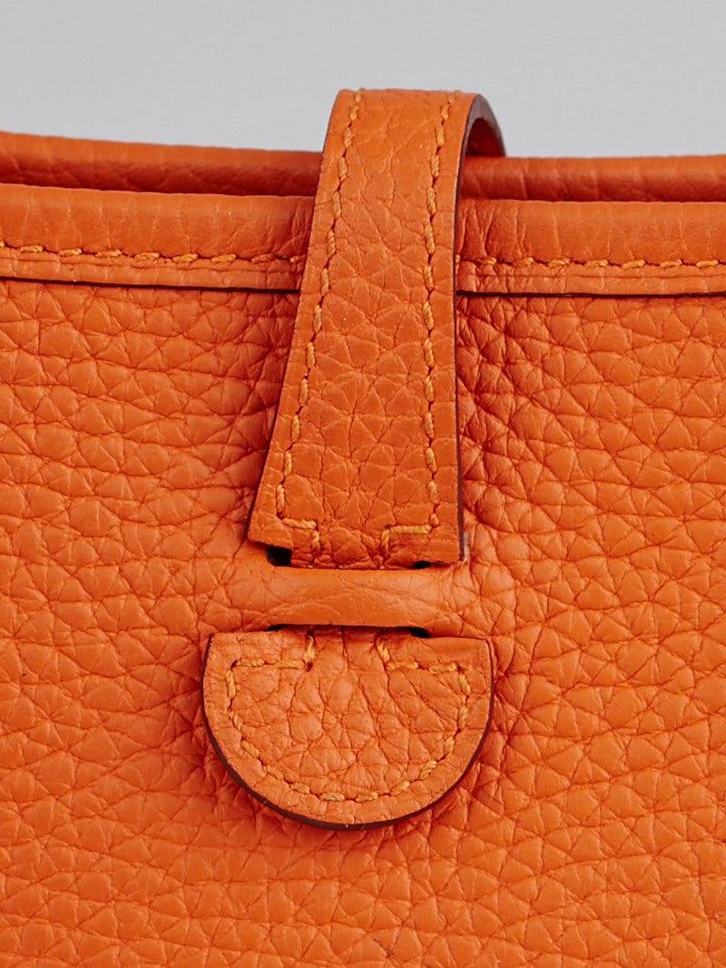 Hermes Evelyne 16 TPM Clemence Calfskin Cuivre – Luxury Leather Guys