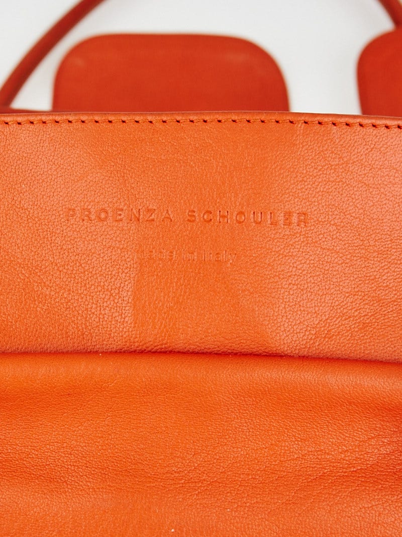 Proenza Schouler Orange Leather Small PS1 Keep All Bag Yoogi s