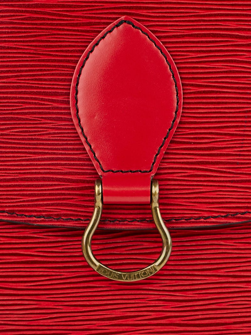 Louis Vuitton Crossbody Bag Authentic Red Epi Mini Saint Cloud -  Sweden